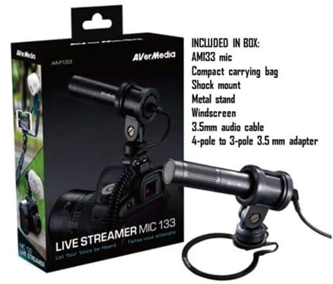 AVerMedia Launches A New Live Streamer Microphone With The MIC 133