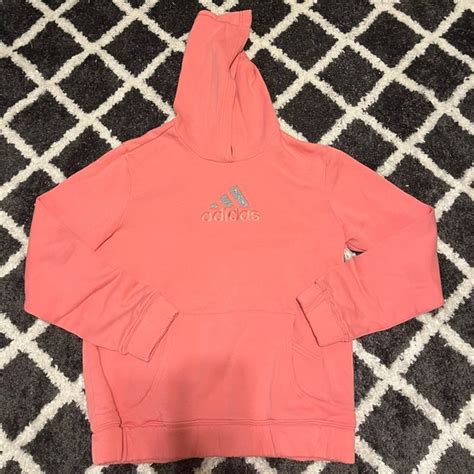 Adidas Tops Pink Adidas Hoodie Poshmark