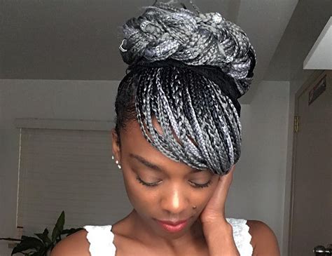 15 Must Try Box Braids Updo Hairstyles For 2024