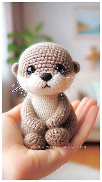 Patr N Gratis Amigurumi Nutria A Crochet Patrones De Ganchillo Gratis