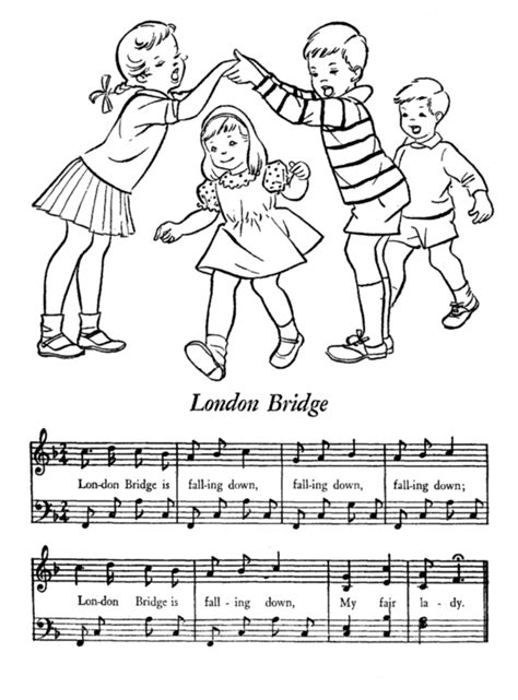 BlueBonkers: London Bridges Falling Down, Free Printable Nursery Rhymes ...