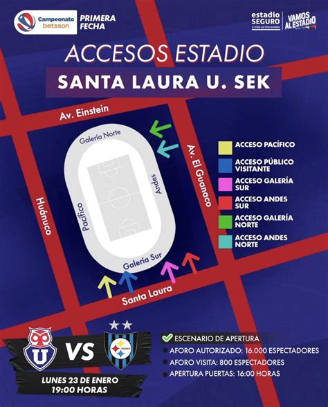 La Magia Azul On Twitter Hoy Juega La U Y Estos Son Los Accesos De