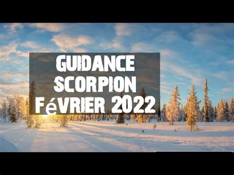 Horoscope Scorpion Fevrier Youtube