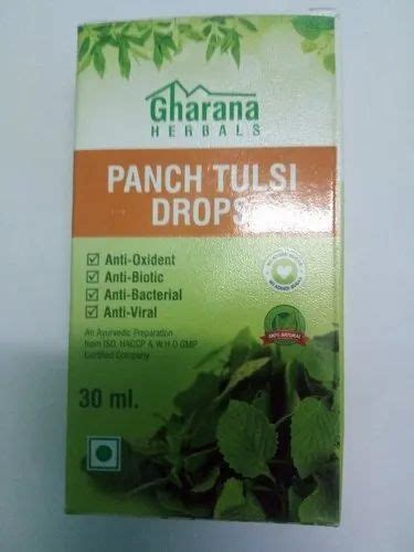 Panch Tulsi Drops Packaging Type Box Packaging Size 30 Ml At Rs 210