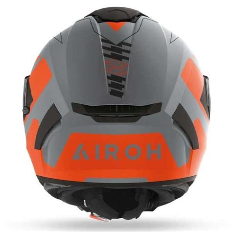 Casco Integral Airoh Spark Rise Gris Naranja