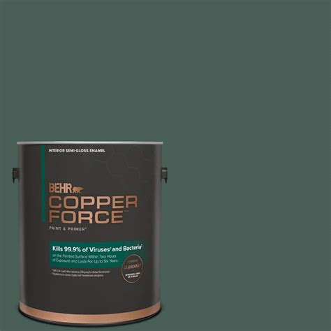 COPPER FORCE 1 Gal M440 7 Rainforest Semi Gloss Enamel Virucidal And