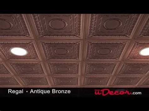 Regal | Vintage Ceiling Tiles| Antique Bronze