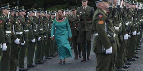 Kenyan Ambassador Joins High End List In Receiving Military Reception In Ireland Ke