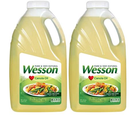 Pack Wesson Pure Canola Oil Qts Walmart