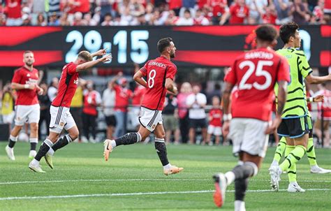 Hasil Arsenal Vs Man United Gol Roket Bruno Fernandes Warnai