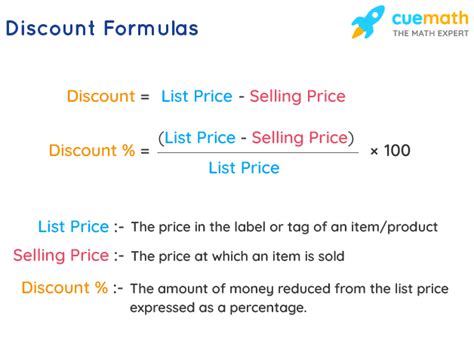 Discounts Definition Formula Rate Discount Calculation