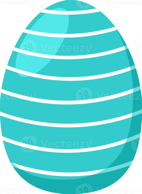 Free Blue Striped Easter Egg 19953686 Png With Transparent Background