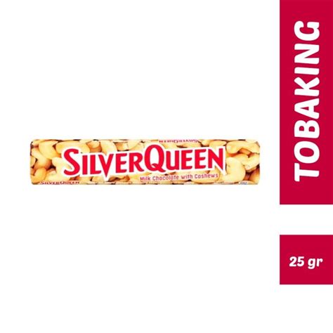 Silver Queen Milk Chocolate Cashew 25 Gr Silverqueen Coklat Lazada