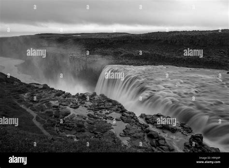 Waterfall in Iceland Stock Photo - Alamy