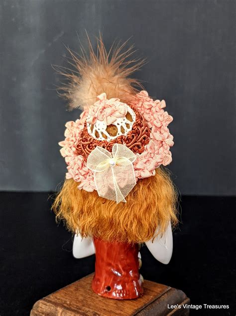 Antique German Flapper Half Doll W Mohair Wig Excellent Etsy