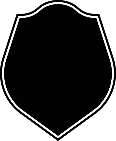 Police Badge Shape 28262901 Vector Art At Vecteezy