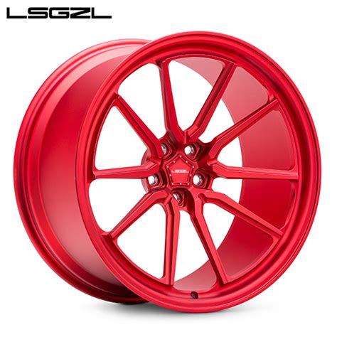 Custom Red Color Forged Wheel 18 20 26 Inch Passenger Car Wheel China