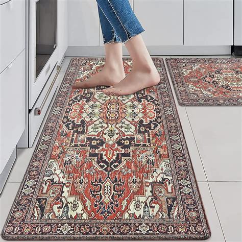 Amazon Kimode Kitchen Mats Boho Vintage Anti Fatigue Kitchen Rugs