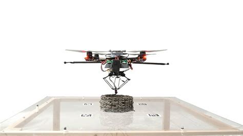 A swarm of cooperative, 3D-printing drones for construction and repair