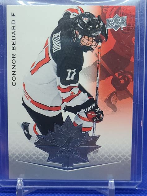 Mavin Upper Deck Connor Bedard Team Canada Juniors