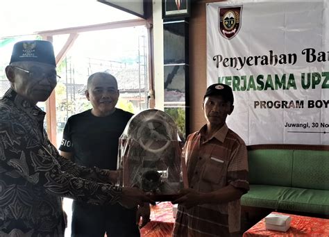 PENYERAHAN BANTUAN UMKM KERJASAMA UPZ KECAMATAN JUWANGI BAZNAS