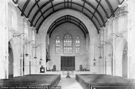 Newton Abbot, St Mary's Church Interior, Highweek 1906 - Francis Frith