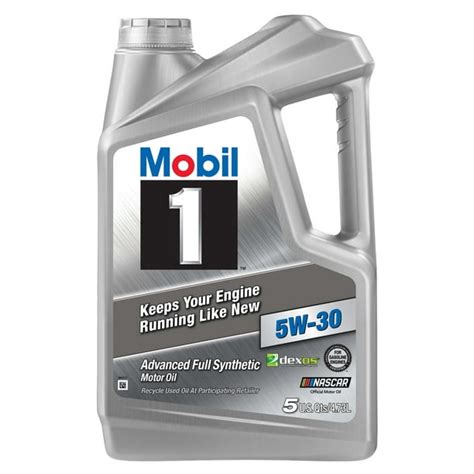 Mobil 1 Advanced Full Synthetic Motor Oil 5w 30 5 Quart