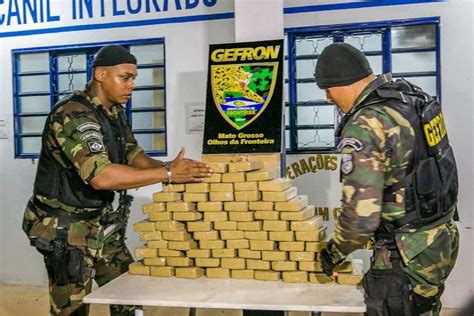 Gefron apreende 75 quilos de cocaína pura durante operação Brasil