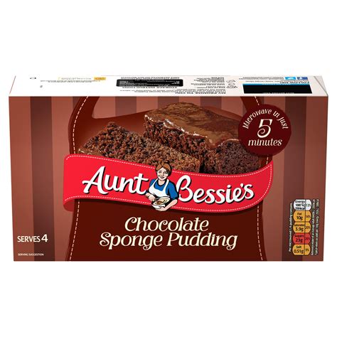 Aunt Bessie S Chocolate Sponge Pudding 330g Hot Puddings Iceland Foods