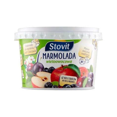 Stovit Marmolada O Smaku Wieloowocowym 240g Polnischer Supermarkt