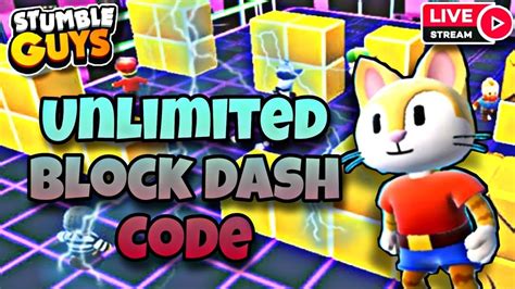 Unlimited Block Dash Code Stumble Guys Live Stumble Guys Live In