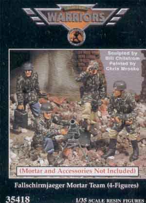 Missing Links Review Warriors 35418 Fallschirmjaeger Mortar Team 4