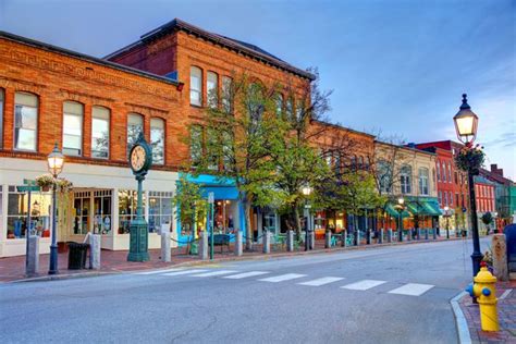 Small Town Main Street Shops