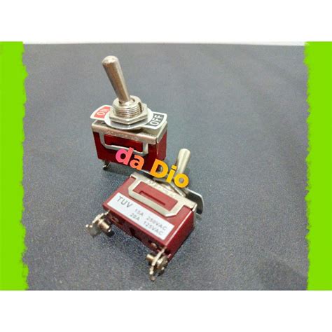 Jual 2 PIN SAKLAR SWITCH TOGGLE TOGLE TOMBOL ON OFF 2 PIN BESI SWIT