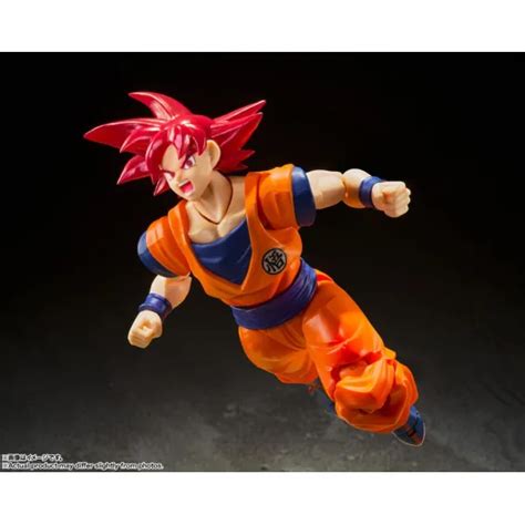 S H Figuarts Figura Super Saiyan God Son Goku Saiyan God Of Virtue