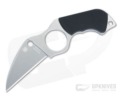 Spyderco Swick 5 Fb14p5 Wharncliffe Plain Edge Lc200n Fixed Blade Neck