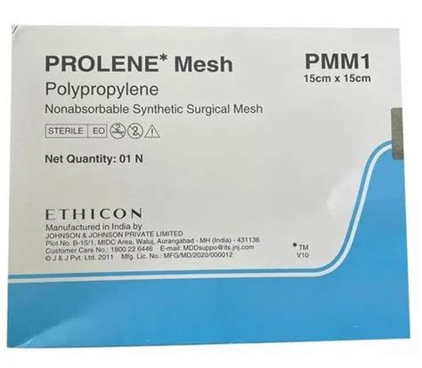 Ethicon Prolene Soft Polypropylene Mesh At Rs 2200 Box Polypropylene