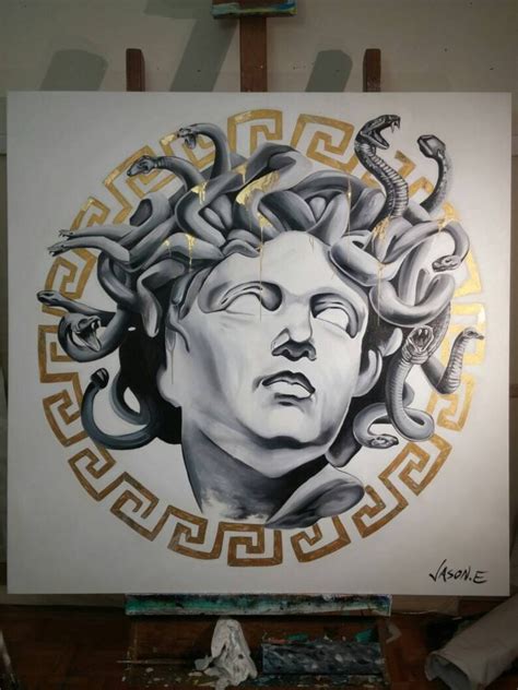 MEDUSA OIL PAINTING Original. Made to Order. Hand Painted | Etsy