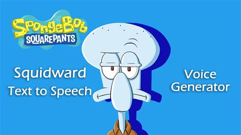 How to Make Squidward AI Voice Via Squiward AI Voice Generator