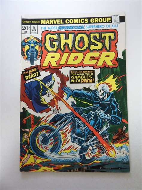 Ghost Rider 5 1974 VF Condition MVS Intact Comic Books Bronze