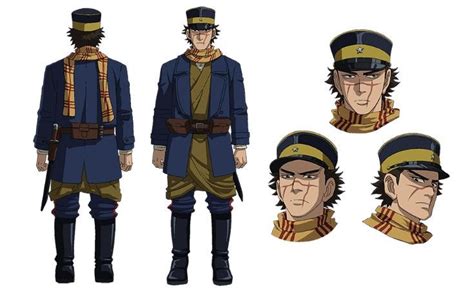 Golden Kamuy Saichi Sugimoto Anime Concept Character Design Male