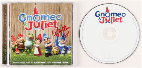 Elton John Signed Gnomeo And Juliet Soundtrack Cd Album Real Loa And Jsa Coa Pristine Auction