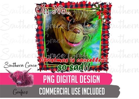 So Sad Grinch Png Grinch Png the Grinch Png Christmas | Etsy Denmark