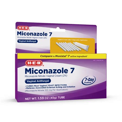 H-E-B Miconazole 7 Day Vaginal Yeast Infection Treatment - Shop ...