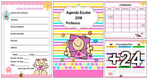 Agenda Escolar Tema Fulanitos Preescolar Y Primaria Alumno On