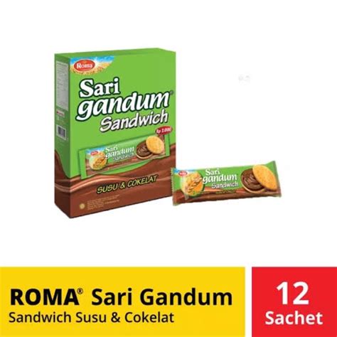 Jual Roma Sari Gandum Sandwich Kemasan 2000 Isi 12 Sachet Shopee