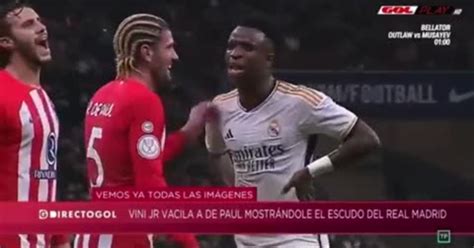 El Picante Cruce De Rodrigo De Paul Con Vinicius Tnt Sports