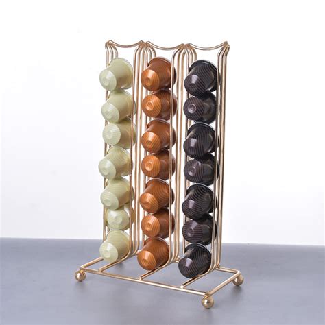 Giante 42 Free Standing Capsule Coffee Pod Holder Tower Stand Rack For Nespresso