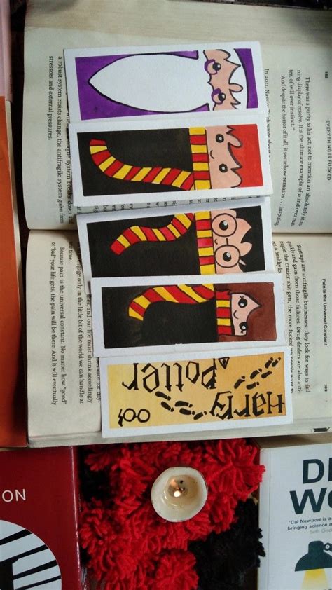 Harrypotter bookmarks | Harry potter bookmark, Harry potter art ...