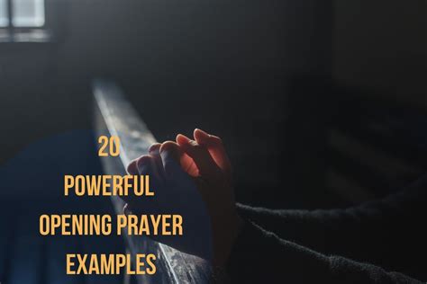 20 Powerful Opening Prayer Examples Bible Verses Of The Day